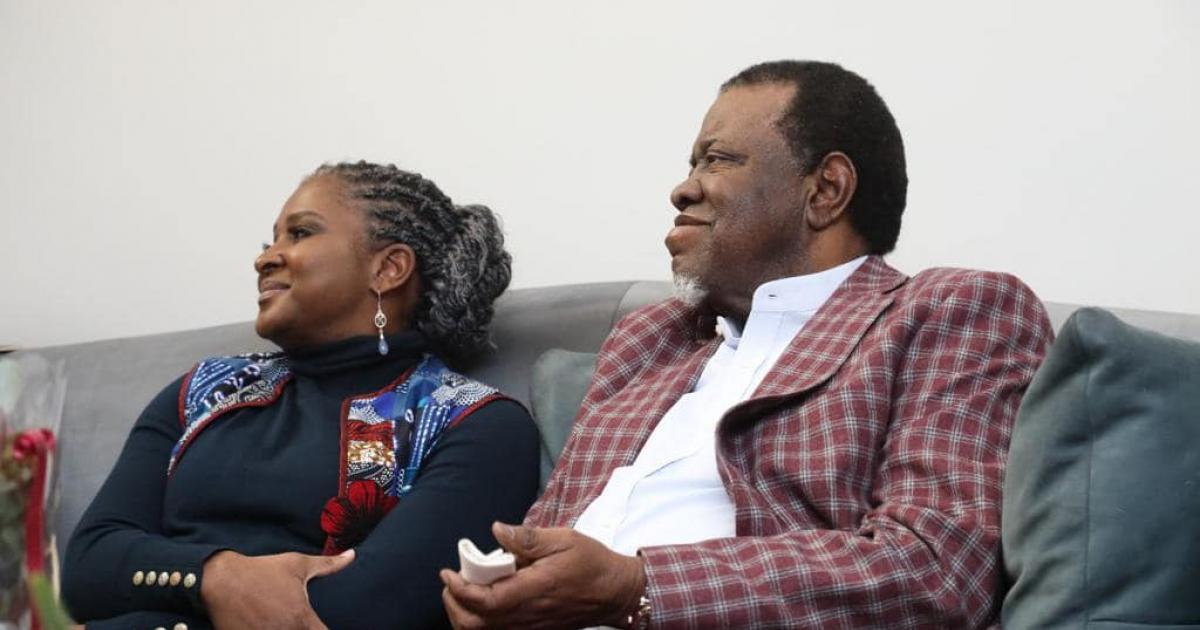 nbc revisits wedding anniversary of late President Geingob, former